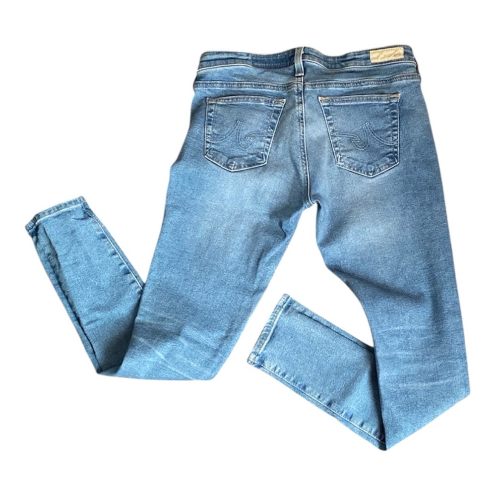 Ag Adriano Goldschmied High Rise Blue Jeans